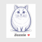 猫 シール (シート)