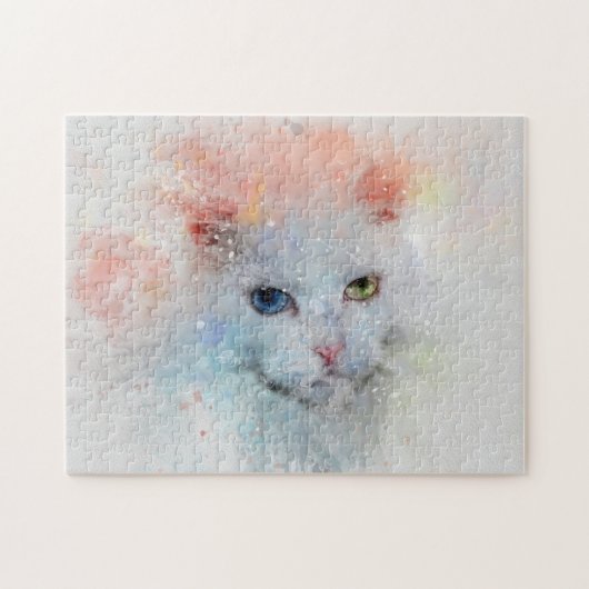 猫 ジグソーパズル (横)