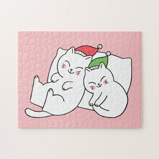 猫 ジグソーパズル (横)
