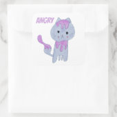 猫 スクエアシール (バッグ)