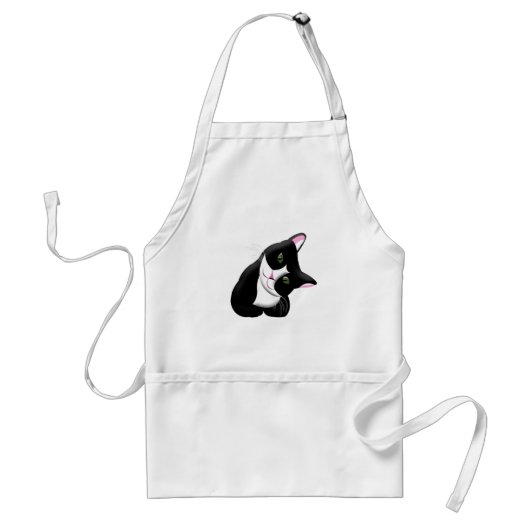 猫 スタンダードエプロン (正面)