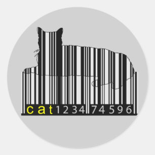 猫 – ステッカー