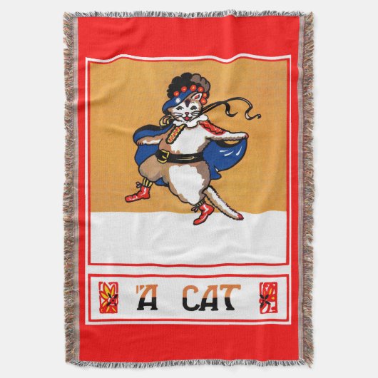 猫 スローブランケット (正面縦)