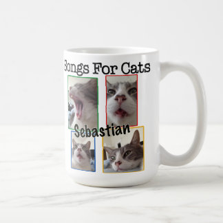 猫-セバスチャンのコーヒー・マグのための歌 コーヒーマグカップ