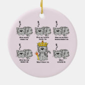 猫 セラミックオーナメント (裏面)