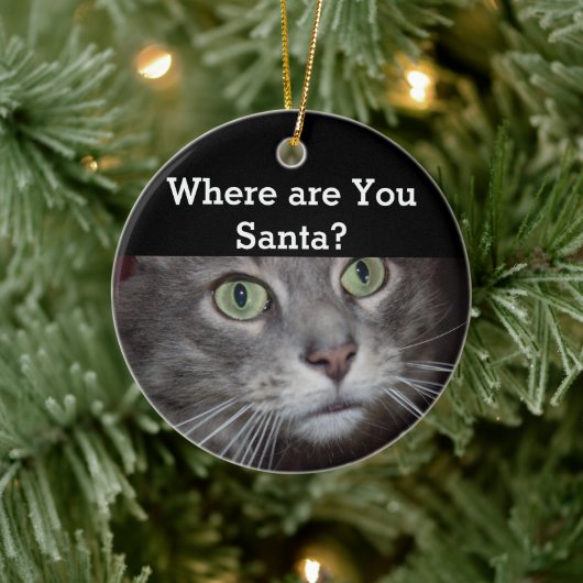 猫 セラミックオーナメント (ツリー)