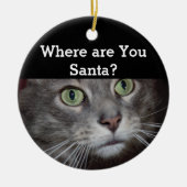 猫 セラミックオーナメント (正面)