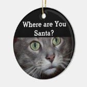 猫 セラミックオーナメント (左)