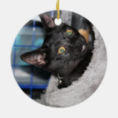 猫 セラミックオーナメント (裏面)