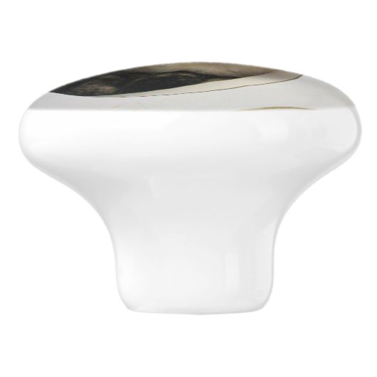 猫 セラミックノブ (側面)