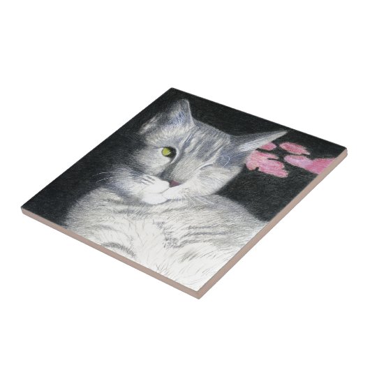 猫 タイル (側面)