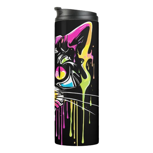 猫 タンブラー (回転右)