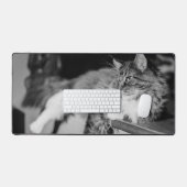 猫 デスクマット (キーボード&マウス)