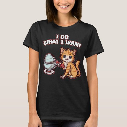 猫 デーモンコア 核 男の子 女の子 おもしろ 科学 Tシャツ (正面)