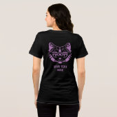 猫 トライブレンドＴシャツ (裏面全面)