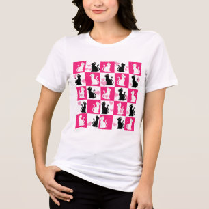 猫 トライブレンドTシャツ