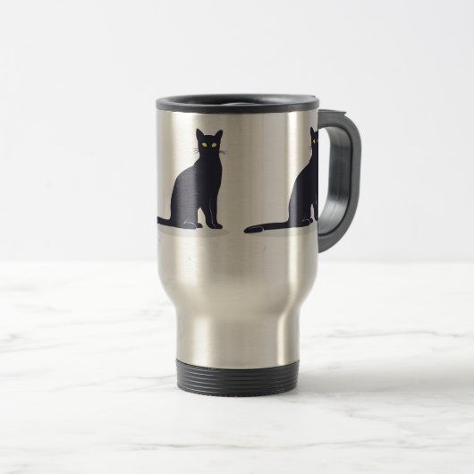 猫 トラベルマグ (正面右)