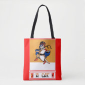 猫 トートバッグ (正面)