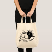 猫 トートバッグ (正面(商品))