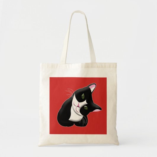 猫 トートバッグ (正面)