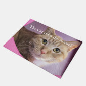 猫 ドアマット (アングル)