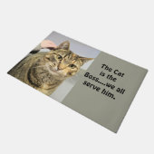 猫 ドアマット (アングル)