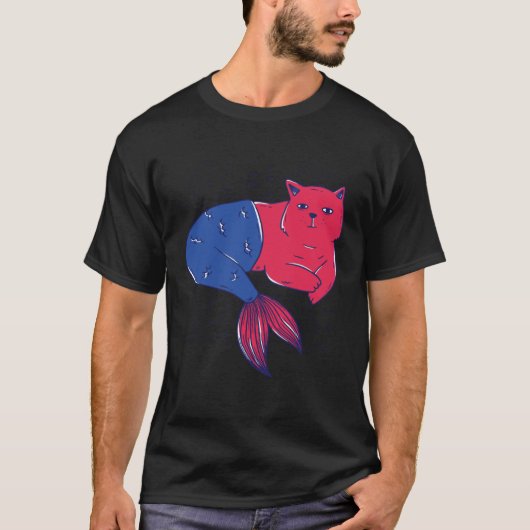 猫 ネコ 子猫 楽しい Tシャツ (正面)