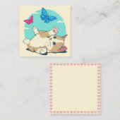 猫 ノートカード (正面/裏面)