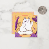 猫 ノートカード (正面/裏面インサイチュ)