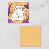 猫 ノートカード (正面/裏面)