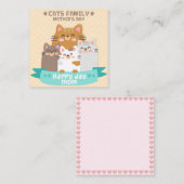 猫 ノートカード (正面/裏面)