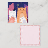 猫 ノートカード (正面/裏面)