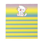 猫 ノートパッド (正面)