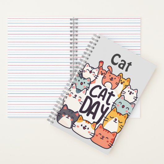 猫 ノートブック (内側)