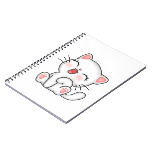 猫 ノートブック (左側)