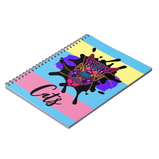 猫 ノートブック (左側)