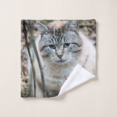 猫 バスタオルセット (ウォッシュタオル)