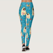 猫、ヒッピー、ボヘミアン、フリースピリットの猫 レギンス (裏面)