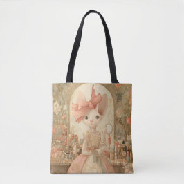 猫 - ビクトリア朝の猫の美術肖像画 ミスオリーブ トートバッグ