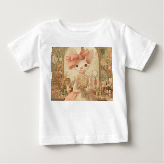 猫 - ビクトリア朝の猫の美術肖像画 - ミスオリーブ ベビーTシャツ