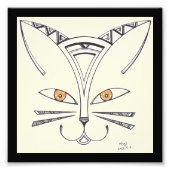 猫 フォトプリント            (正面)