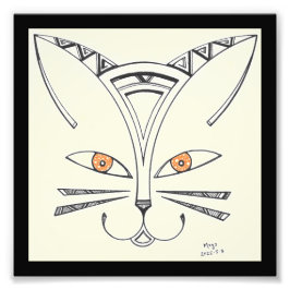 猫 フォトプリント           