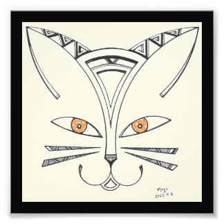 猫 フォトプリント           