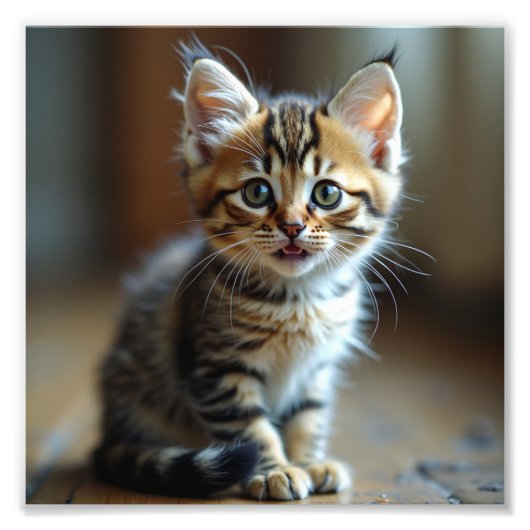 猫 フォトプリント            (正面)