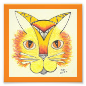 猫 フォトプリント            (正面)