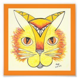 猫 フォトプリント           