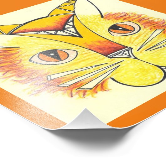 猫 フォトプリント            (角)