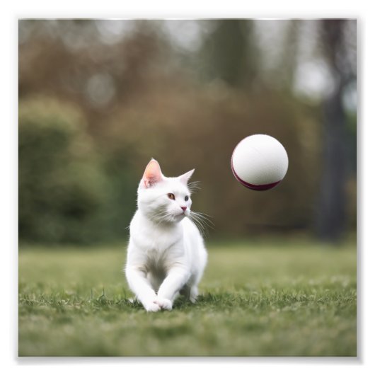 猫 フォトプリント            (正面)