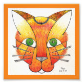 猫 フォトプリント            (正面)