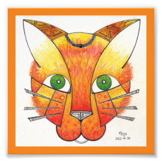 猫 フォトプリント           